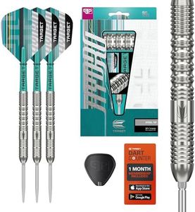 Target Darts Hydro Steel Tip Dart Set, 23G (Barrel 01) | 90% Tungsten Darts, Silver Swiss Point Tips, Pro Grip Tag Shafts & Pro Ultra No.6 Flights, SP Tool Included | Professional Dart Sets