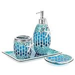 Joeyan Handmade Blue Glass Bathroom