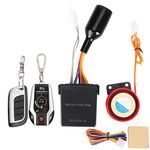 Motorcycle Security Kit 2-Way Motorcycle Anti Theft Alarm Security System Anti-Hijacking Cutting Off Remote Engine Start Arming Disarming