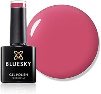 BLUESKY Gel Nail Polish 80505 [Tropix] Pink, Red, Coral Soak Off LED UV Light - Chip Resistant & 21-Day Wear 10ml