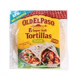 Old El Paso Tortillas - 8 Super Soft Flour, 326g Pack