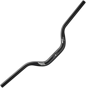 Mixsuper Mountain Bike High Riser Handlebar 31.8mm Length 720mm Rise 90mm Aluminium Alloy MTB Handlebar Black