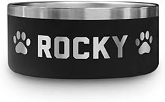 Personalized Dog Bowl - Engraved Di