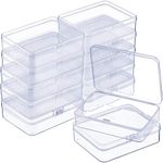 SATINIOR 12 Pack Clear Plastic Bead