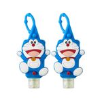 Oops Doraemon Hand Sanitizer with Bag Tag - 30ml (Pack of 2) | with trendy holder for Backpack | Pocket Sized Small Hand Sanitizer Bottles for Kids aged 3 & above