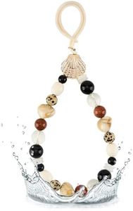 Case-Mate Bag Charm for Tote, Bag, Handbags, Purse and Cooler - Calico Stone, Colorful Beads with Soft Silicon Loop [6 inch] - Beach-Ready, Stylish, Cute Beaded Charm - Waterproof and Non-Tarnish