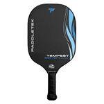 Paddletek Tempest Wave PRO-C 14.3mm - USAPA Approved Pickleball Paddles with Polymer Honeycomb Core - PT-700 Unidirectional Carbon Fiber – Torsional Weighting & High Tack Performance Grip