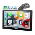 ATOTO P5 9 inch Portable Car Stereo, Wireless CarPlay Android Auto Touch Screen QLED Glare-Suppressing, GPS Navigation, Bluetooth, AUX/FM Output, MirrorLink, Voice Assistant, P509SD