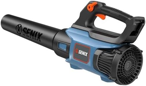 SENIX 20V Max Leaf Blower, Cordless, Brushless, Handheld, Up to 350 CFM and 80 MPH, 2 Speed Mode, Cruise Control, Lightweight, Tool Only, Battery and Charger Not Included(BLAX2-M-0)