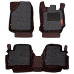 Elegant Kia Seltos 2024 Onwards Custom Fit 7D Car Floor/Foot/Mat (Star Star Black and Red)