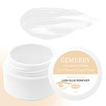 GEMERRY Lash Remover for Eyelash Extensions Dissolves Powerful Cream Lash Extension Remover Lash Glue Remover 1-2 Minutes Low Irritation Eyelash Extension Remover PROFESSIONAL USE ONLY (Tasteless, 5g)