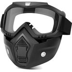 Snowmobile Helmet Goggle Combo