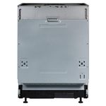 Russell Hobbs Fully Integrated Built-In Dishwasher, 14 Place Settings, 7 Wash Programs, Class C, 1-24-Hour Delay Start, Extra Drying, Overflow & Leak Protection in Silver, 60cm Wide, RH60BIDW00C1