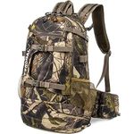 TYRONAL Hunting Backpack Outdoor Gear Hunting Pack with Rain Cover, Durable Large Capacity Hunting Day Pack for Hunting. (Camo Green)