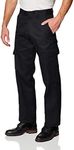 Dickies Men's Relaxed Straight-Fit Cargo Work Trousers, Black, 32W x 32L