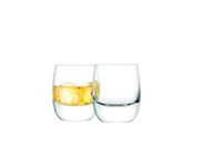 LSA International Bar Whisky Tumbler 275 ml Clear | Set of 2 | Mouthblown and Handmade Glass | BR42