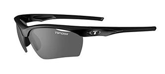 Tifosi Women's Vero Sunglasses, Gloss Black (Smoke Polarized), 63.8 mm