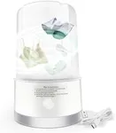 LUODIRGB Portable Washing Machine | USB-C Rechargeable 1L Mini Washer | Deep Cleaning of Underwear, Baby Small Clothes | Lightweight and Compact for Apartment, Dorm, Hotel, Travel, Camping (White)