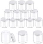 Glarks 12 Pack 4oz Glass Jars with 