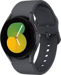 Samsung Galaxy Watch 5 [2022] Latin Specs (40mm) Bluetooth Aluminum Case BioActive Sensor Sleep Tracking Heart (40mm, Gray/Graphite + 15W Wall Charger)