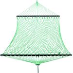 Gafete 14ft Double Rope Hammocks, 59'' Wide Hardwood Spreader Bar, Queen Hammock (Spring, Queen)