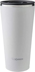 Zojirushi Stainless 450 ml, White Vacuum Insulated Tumbler for Coffee or Tea, White, SX-FSE45 WA