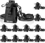 Locmeo 10 Pieces Walkie Talkies Holder Molle Radio Holder Radio Holster Pouch for Duty Belt Firefighter Universal Radio Strap and Holder Two Way Radio Cases for Duty Belt Firefighter Police