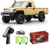 Hylukon Remote Control Car, 1:12 Scale RC Off-Road Pickup for Kids Adults,4WD RC Trucks 2.4Ghz Rechargeable Remote Control Rock Crawler Car Toy with Controllable Headlights