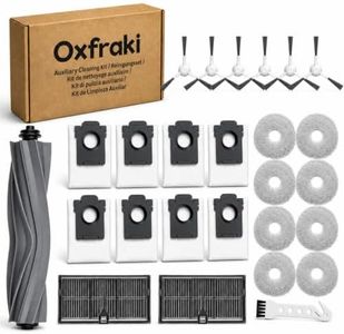 26Pcs Replacement Parts Kit Compatible with Dreame L10s Ultra Gen 2, L10s Pro Ultra Heat, X30 Ultra, L40s Ultra AE/CE, E30 Ultra, Robot Vacuum Accessories with Mop Pads, Dust Bags, Filters, Brushes