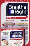 Breathe Right Extra Clear Nasal Strips Drug Free Sensitive (44 Extra Tan Strips)