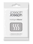 Joseph Joseph Intelligent Waste Activated Carbon Odour Filter Refills for Food Waste Caddy Kitchen Bin - Pack of 2