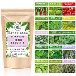 Herb Seeds for Gardening, 15 Seed Varieties Included in This Grow Your Own Herb Garden Pack, The Little Trees Bees & Seeds Company