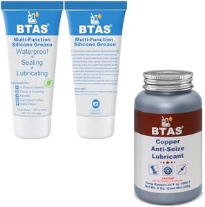 BTAS O Ring Lubricant for Pool Filter 1 oz 2 Pcs & Never Seize 8 oz