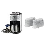 Cuisinart DGB-900BCC Automatic Burr Grind & Brew Thermal TM 12 Cup Coffeemaker + DCC-RWFC Replacement Charcoal Water Filters - 2 pack