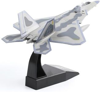 NUOTIE Classic USA F22 Raptor Fighter Attack Pre-Build Model 1:100 Aircraft Alloy Diecast Airplane Military Display Model Aircraft for Collection or Gift
