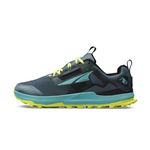 ALTRA Men's Lone Peak 8 AL0A85NC Trail Running, Black/Green, 9