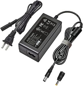 F1TP 24V 2.5A Power Supply Adapter, AC 100V-240V Output DC 24 Volt 0-60W Transformer Charger UL Listed with 5.5 x 2.1 and 5.5 x 2.5 Male Plug Jack Connector, Compatible with 24Volt 0-2.5Amp