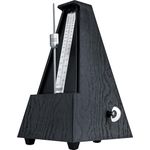 Sondery Mechanical Metronome with Bell Classical Pyramid Shape Beat 0 2 3 4 6 Tempo Range Plastic Case