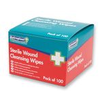 Astroplast Alcohol Free Sterile Wound Cleansing Wipes Pack 100