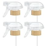 HOMBYS 4 Pack Clear Trigger Sprayer