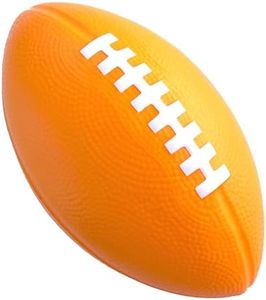 Blu Jay Foam Football - 7" Easy Grip Small Football for Kids - Youth Size - Quality Soft Foam Toddler Footballs (Orange)