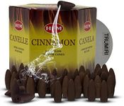 Cinnamon Backflow Incense Cones For Waterfall Aromatic Smoke Fountain Haze Falls And Mat Bundle