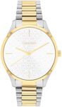 Calvin Klein CK Iconic Two Tone Stainless Steel Dial Unisex Watch