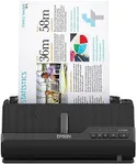 Epson - Workforce ES-C320W - Wireless Compact Desktop Document Scanner - 2-Sided Scanning and Auto Document Feeder - Paper and Card Scanner - Black