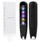 Scan Reader Pen, 112 Languages Smart Digital Reading Pen for Dyslexia, Scan Reader Pen for Elderly Students, Kids, Real Time Pen Translator (Supports Speech & Scan to Text)