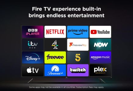 TCL 55" QLED 4K Fire TV – HDR10+, Dolby Vision & Atmos, Alexa, Black