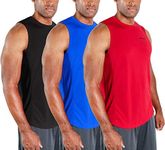 DEVOPS 3 Pack Men's Muscle Shirts S