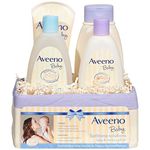 Aveeno Bathtime Solutions 4-Piece Gift Set - ivory/purple, one size