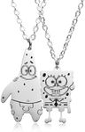 VIMIEW Best friend Pendant BFF Necklace for 2 Men Women Friendship Matching Necklaces Set 2 Cartoon Patterns Necklace Jewelry Gift for 2 Teen Boy Girls Sisters Bestie Couples Fans., 22 Inch Chains,