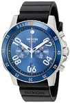 NIXON Mens Chronograph Quartz Watch with Rubber Strap A9581258